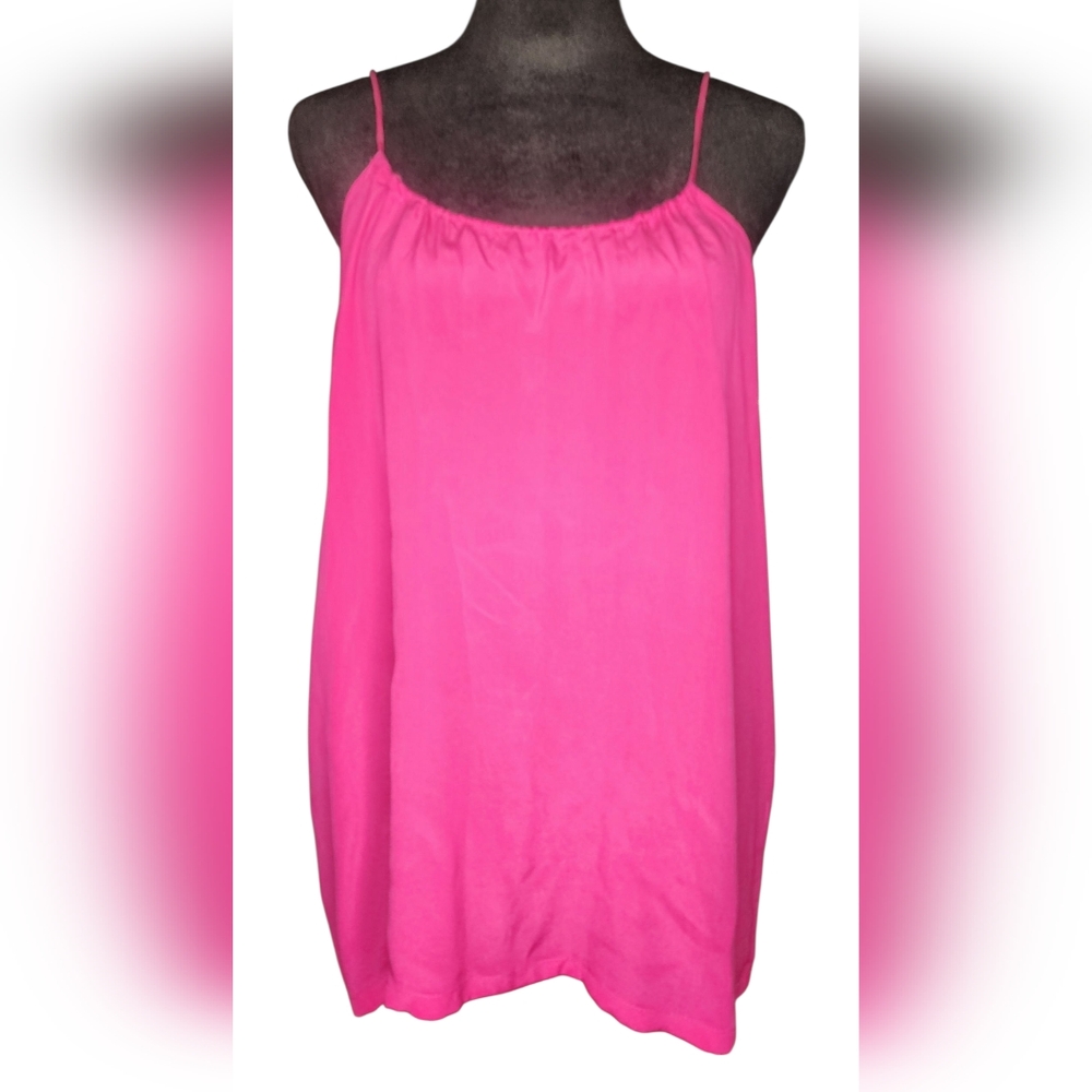 NWT S.Y.L.K. Silk Oversized Cami, Womens Large